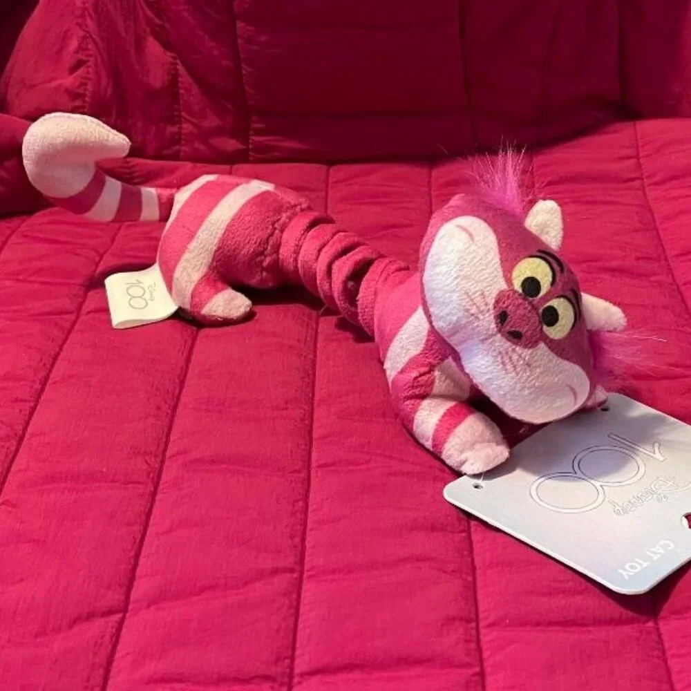 BRAND NEW ~ NWT ~ DISNEY 100 ~ ALICE IN WONDERLAND ~ CHESHIRE CAT ~ COIL CAT TOY